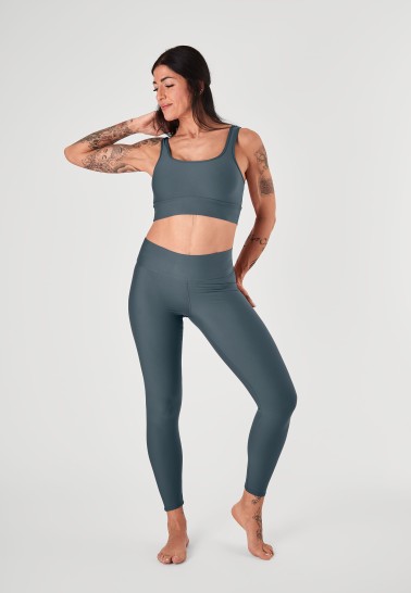 power fit leggings sportivi vita alta